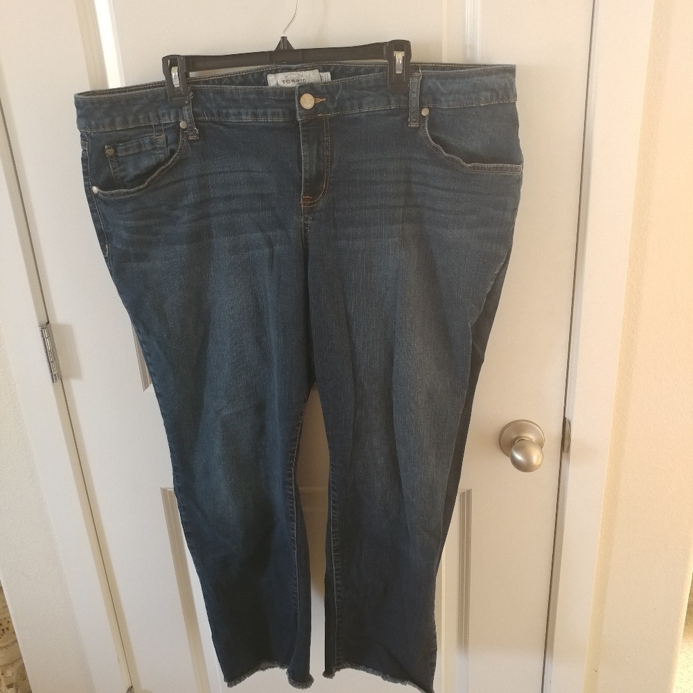 Torrid Jeans Size 22 Raw Hem